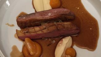 Französische Mais-Enten-Brust