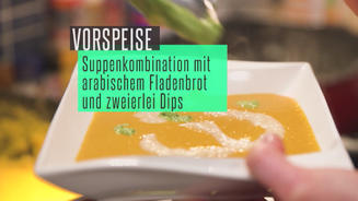 Suppen-Dreierlei mit Mandel-Topping