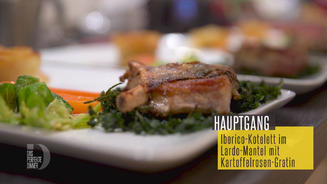  Iberico-Kotelette im Mantel