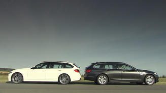 BMW 5er und 3er Touring im Vergleich