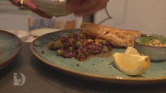 Kabeljau-Filet in Haferflocken-Kruste