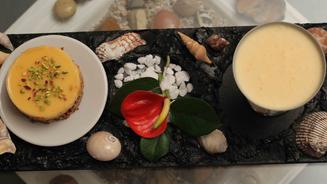 Eierlikörtörtchen & Orangenparfait