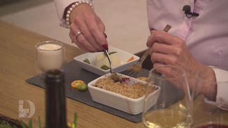 Warmer Blaubeercrumble