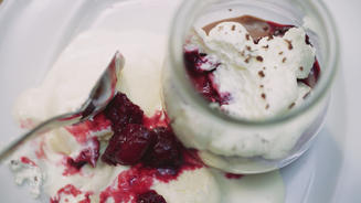 Schwarzwälder Kirsch im Glas