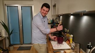 Fabians Gäste sind skeptisch