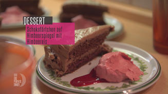 Schokotorte mit Himbeermarmelade