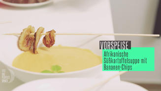 Afrikanische Süßkartoffel-Kokos-Suppe