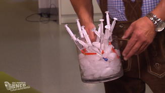 Bernd lässt die Spritzen rumgehen