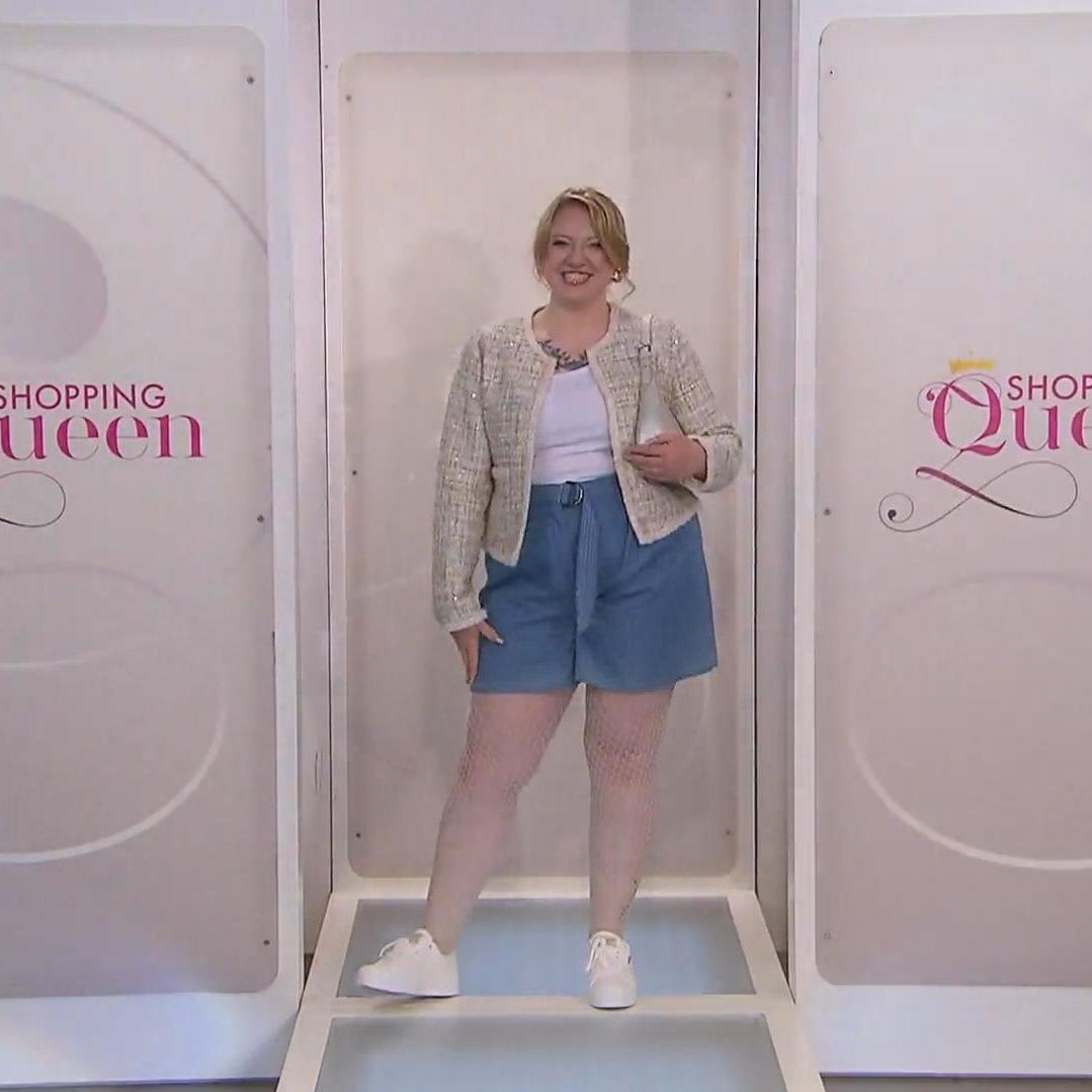 Der komplette Look von „Shopping Queen“-Kandidatin Vanessa kann Guido Maria Kretschmer nicht überzeugen. Der komplette Look von „Shopping Queen“-Kandidatin Vanessa kann Guido Maria Kretschmer nicht überzeugen.