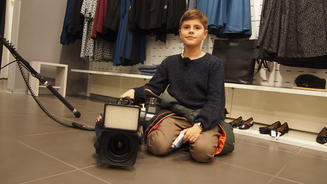 Backstage beim Dreh in der Hansestadt