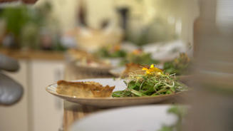 feige, ziegenkäse, schafgarbe