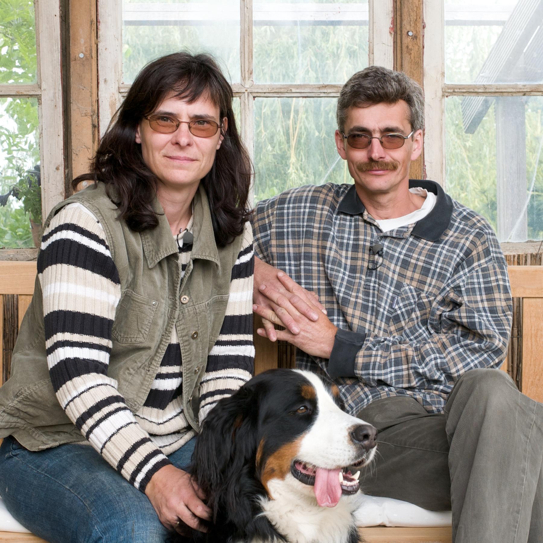 Petra, Hund Elli und Ralf 03 Petra, Hund Elli und Ralf 03
