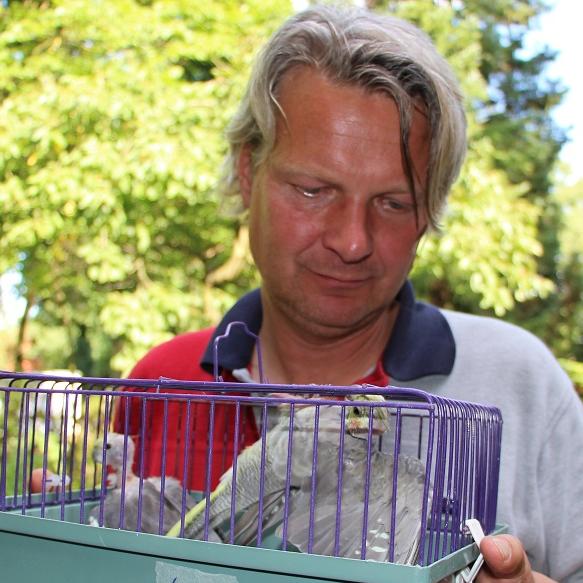 Tiere in Not - VOX-DOCMA TV-CHRISTIAN NEUMANN - 25 kranke Wellen- und Nymphensittiche suchen dringend einen neue Bleibe. Ein Fall fr hundkatzemaus-Tierschutzexperte Frank Weber