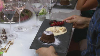 Moelleux au chocolat & Kaffeeeis