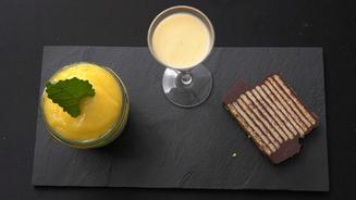 Bayerische Creme und Kalter Hund