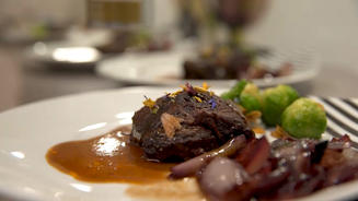 Geschmorte Kalbsbäckchen