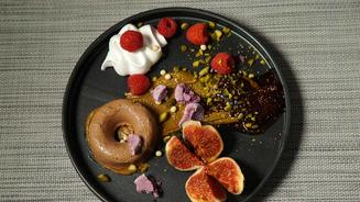 Schokoladen-Olivenöl Mousse