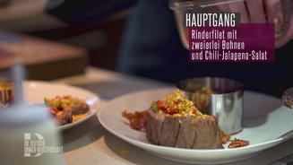 Rinderfilet mit zweierlei Bohnen