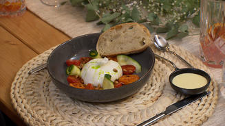 Confierte Tomaten mit Burrata