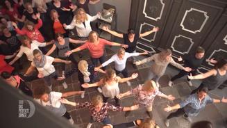 Zumba-Flashmob bei Laura