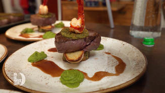 Surf & Turf mit Parmesankruste