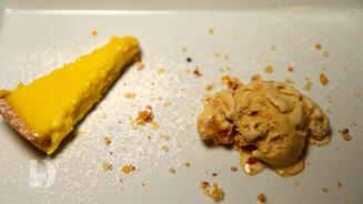  Lemon Tart und Creme-Brulee-Eis 