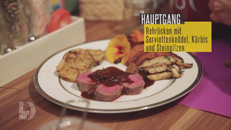 Rehfilet mit Serviettenknödel