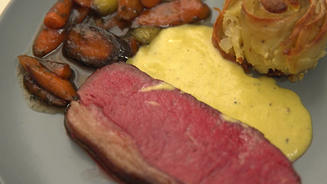 Roastbeef mit Sauce Bernaise