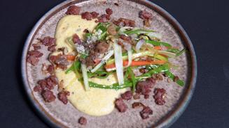 Getrüffelte Polenta