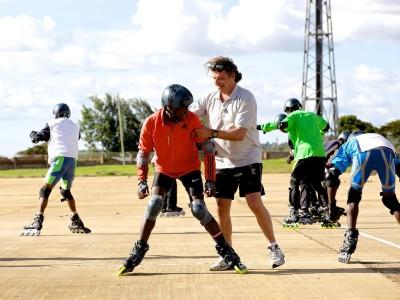 "Real Cool Runnings": Von Kenia aufs Eis