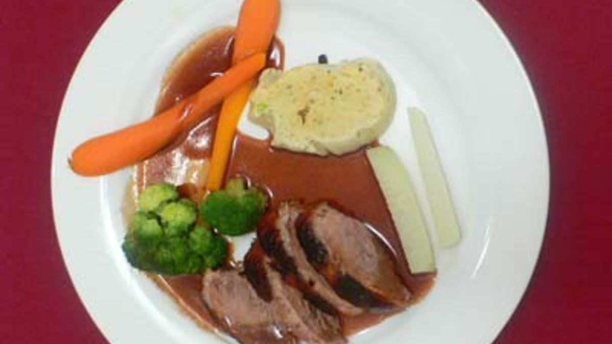 Das perfekte Dinner Rezepte - Entenbrustfilet in Rotweinsoße mit ...
