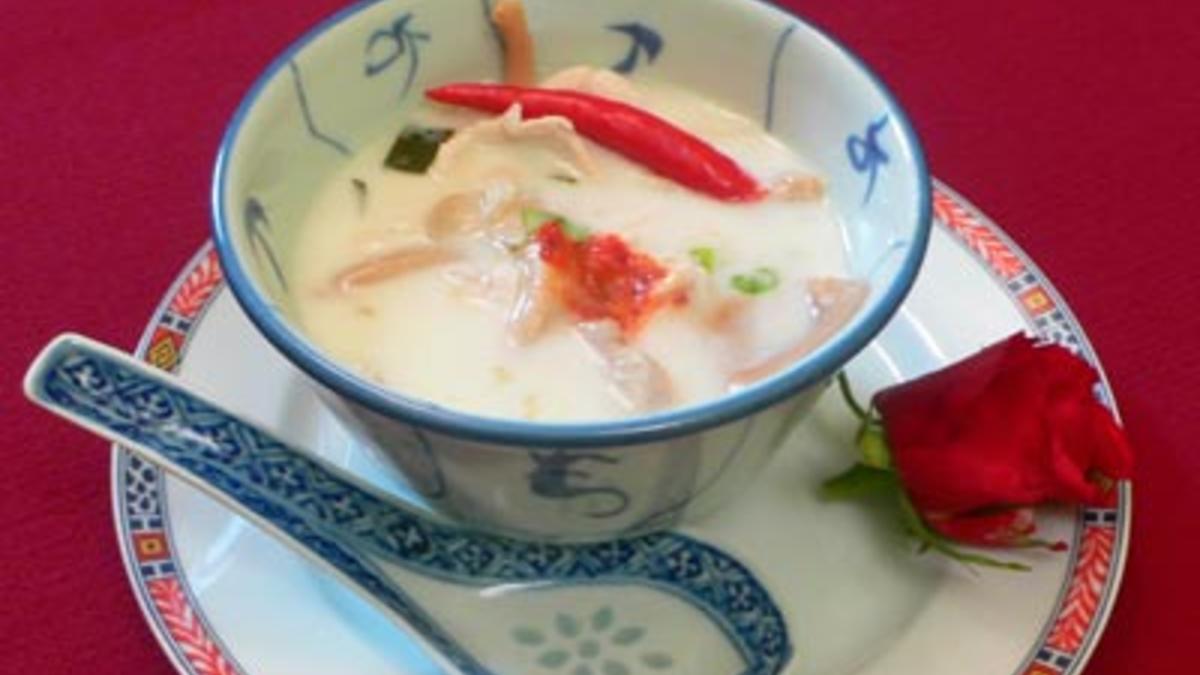 Das perfekte Dinner Rezepte - Tom Kha Gai – Hühnersuppe mit Kokosmilch