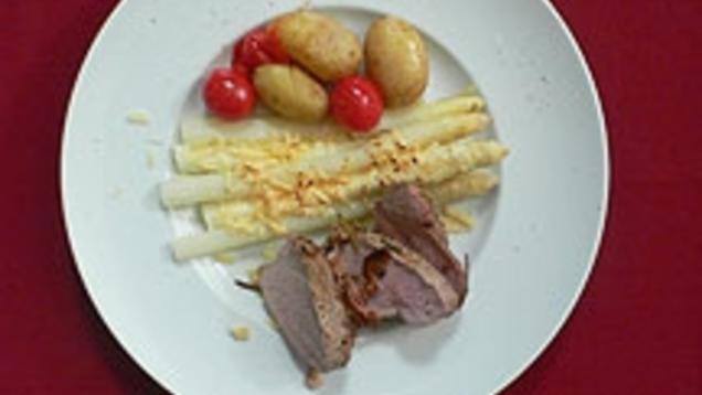 Das perfekte Dinner Rezepte - Spargel &amp;quot;Mecklenbecker Art&amp;quot; mit Allerlei ...