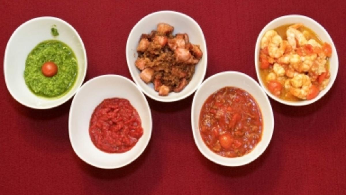 Das perfekte Promi Dinner Rezepte - Pasta mit Soßen-Inferno (Oli P.)