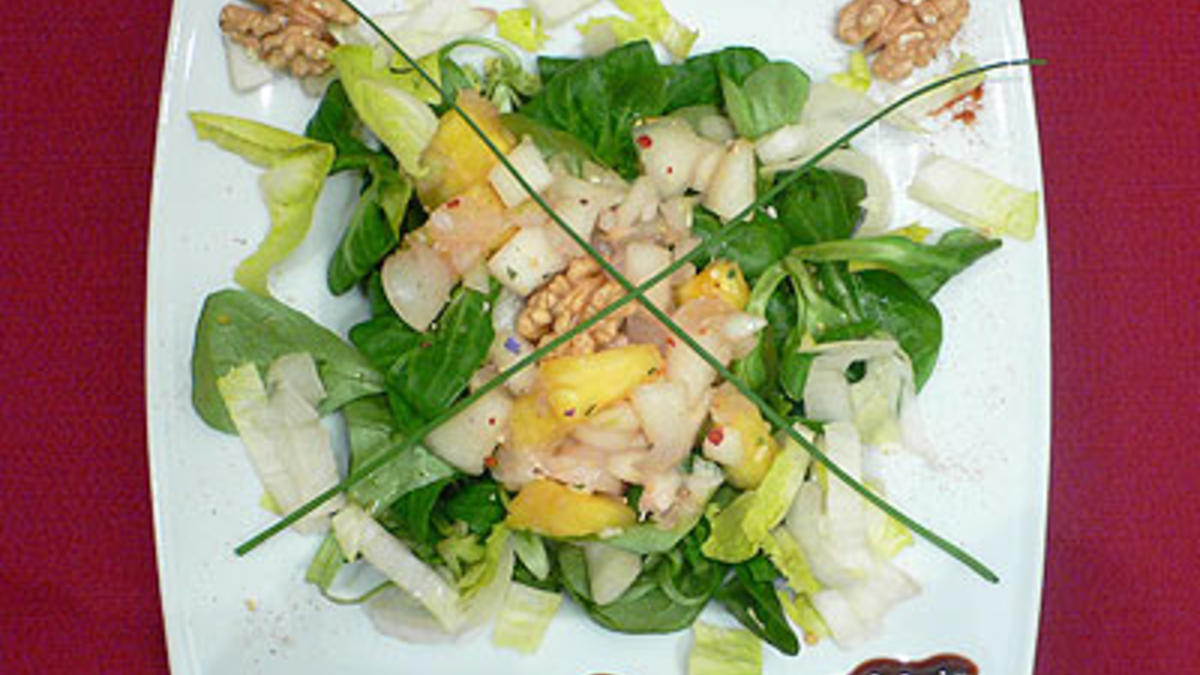 Das perfekte Dinner Rezepte - Rapünzchen unter Dressing nach Art des Hauses