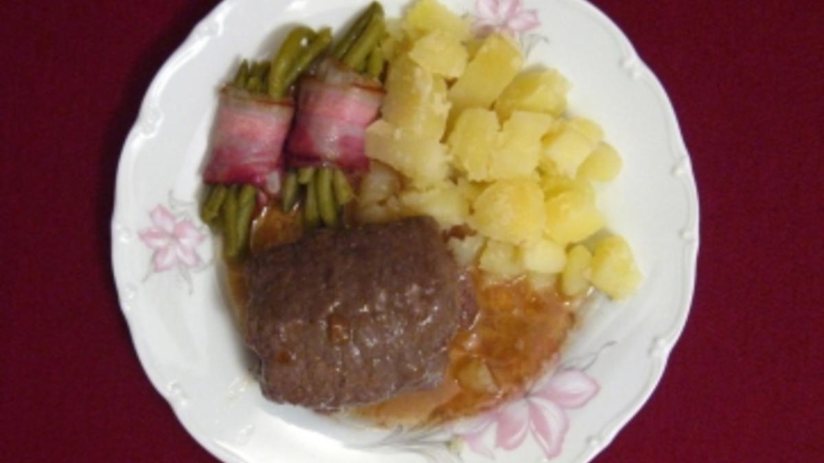 Das perfekte Dinner Rezepte - Rindsroulade mit Salzkartoffeln und ...