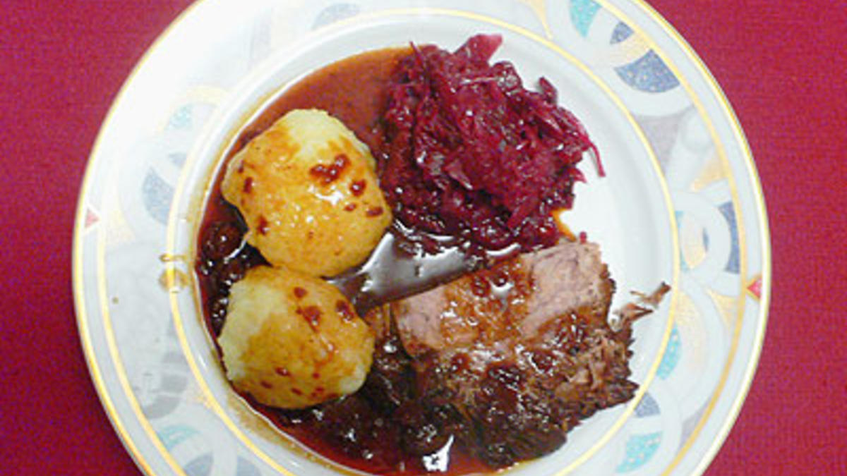Das perfekte Dinner Rezepte - Rheinischer Sauerbraten nach Großmutters ...