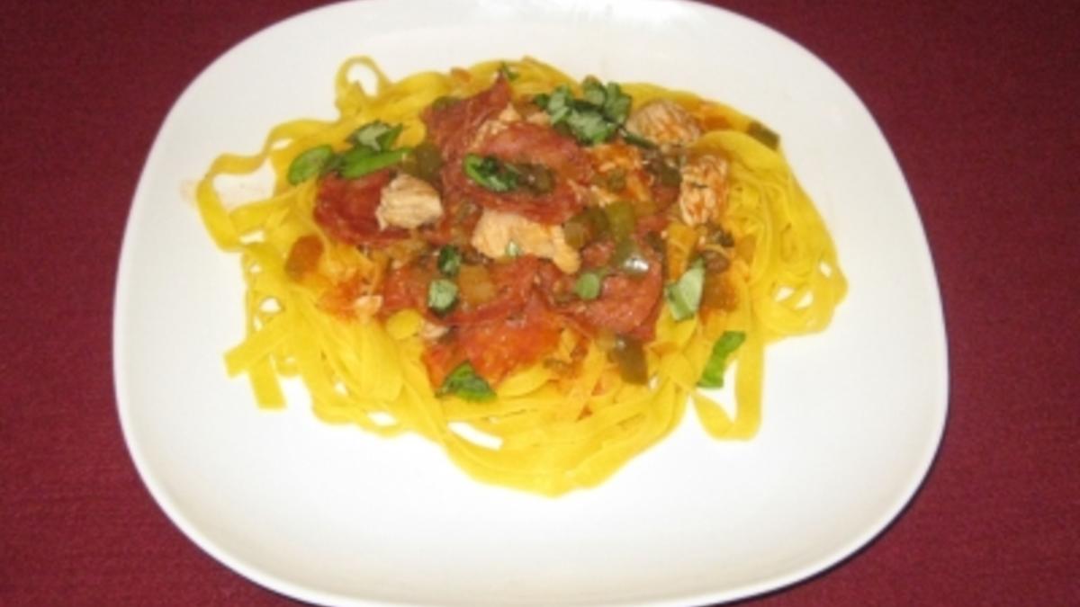 Das perfekte Dinner Rezepte Fettuccine Jambalaya