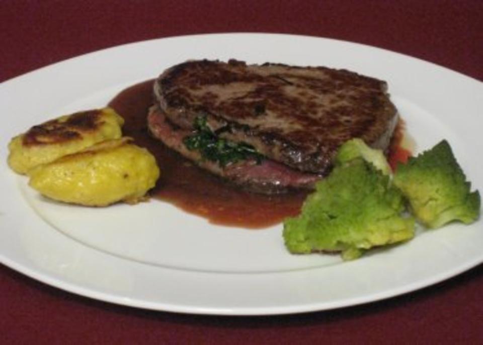 Das perfekte Dinner Rezepte - Gefülltes Rinderfilet mit Teignocken