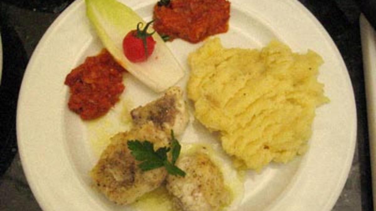 Das perfekte Dinner Rezepte Filetierter Seeteufel mit