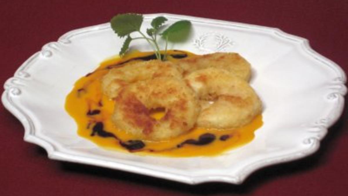 Das perfekte Dinner Rezepte - Apfelschnitzel im Teigmantel mit Sanddorn ...