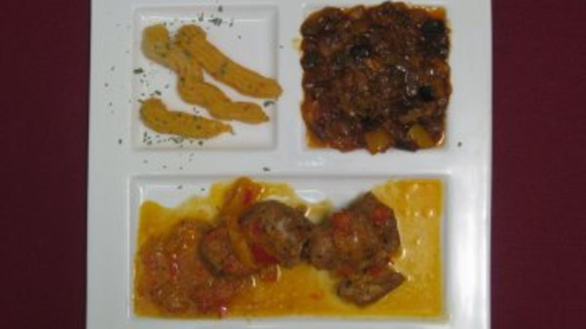 Das perfekte Dinner Rezepte - Schweinefiletröllchen gefüllt mit ...