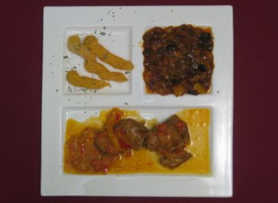 Das perfekte Dinner Rezepte - Schweinefiletröllchen gefüllt mit ...