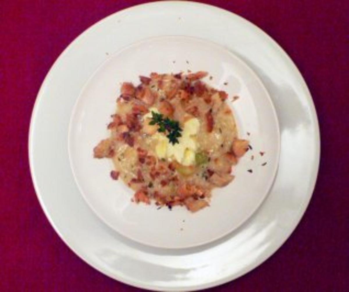 Das perfekte Dinner Rezepte - Knoblauch-Thymian-Risotto mit Mandeln ...