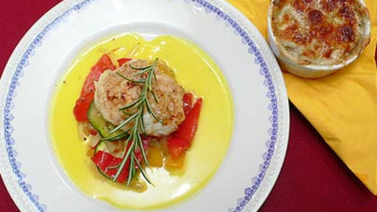 Das perfekte Dinner Rezepte - Seeteufel mit mediterranem Gemüse und ...