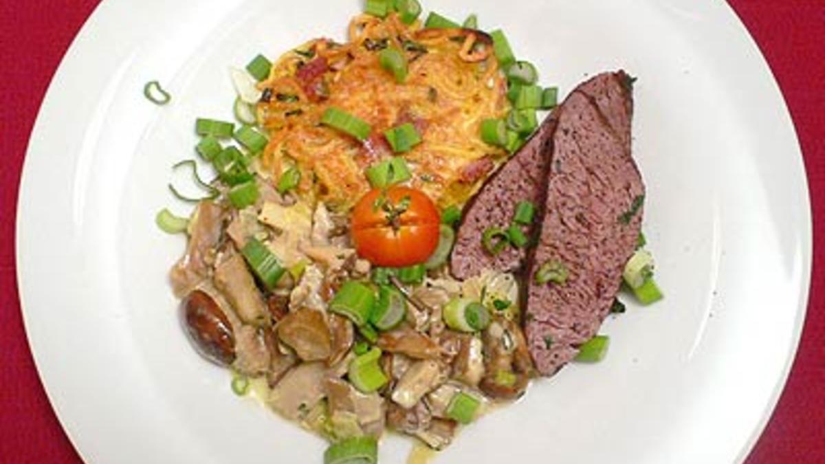 Das perfekte Dinner Rezepte - Straußenfilet mit Pilzragout in ...