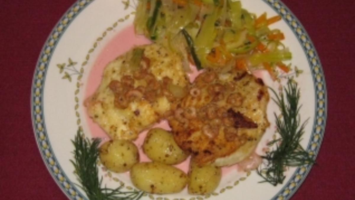 Das perfekte Dinner Rezepte - Steinbutt auf Gemüsebett mit ...