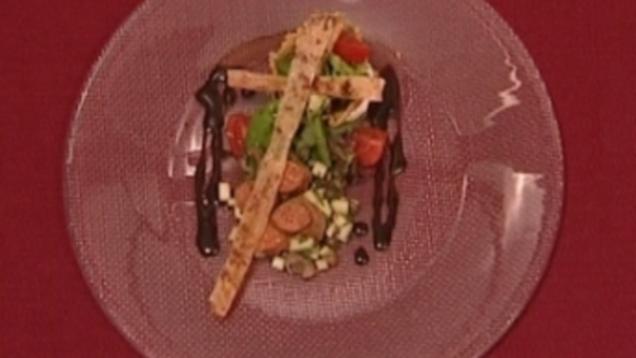 Das perfekte Promi Dinner Rezepte - Merquez in der Parmesanhippe (Ayman)