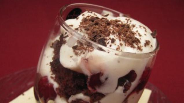 Das perfekte Dinner Rezepte - Schwarzwälder Kirschtorte im Glas