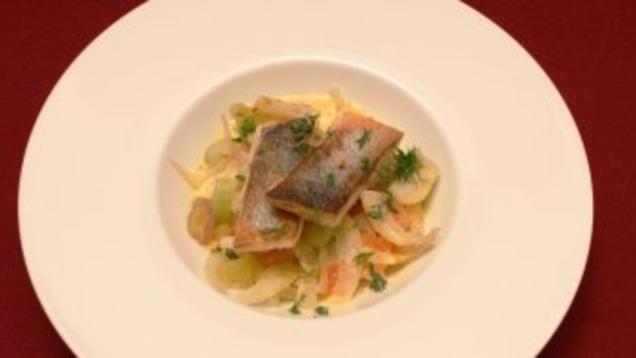 Das perfekte Dinner Rezepte - Loup de Mer auf Fenchel